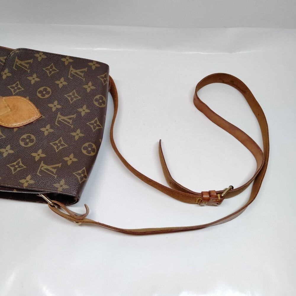 Authentic Louis Vuitton Cartouchière MM Monogram Crossbody Bag 200-120125 - Picture 5 of 10